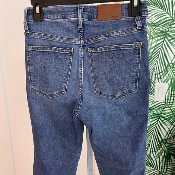 Madewell 10” High Rise Skinny Jean with Exposed Button Fly Size 27 Tall - Picture 6 of 11